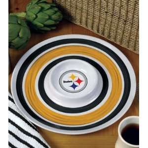   Steelers Melamine 14 Chip and Dip Set 