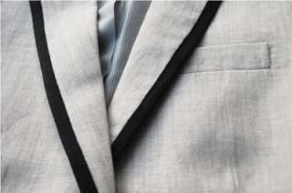 2012 $185 J.crew Schoolboy blazer in tipped linen jacket size 0/2/4/6 