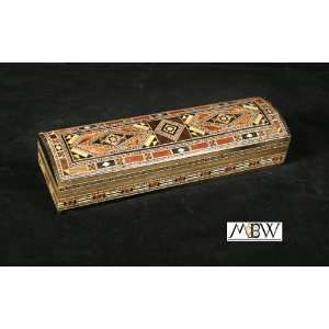  Arabesque Mosaic Pearl Inlaid Jewelry Box 