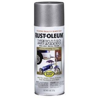  Rust Oleum 243896 Designer Metallics Spray, Satin Nickel 