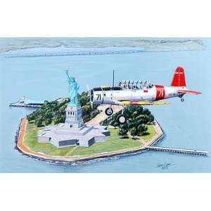   Sam Lyons   BT 13 Valiant World War II Aviation Art