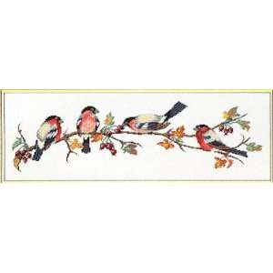 Birds On A Branch   Cross Stitch Kit Arts, Crafts 