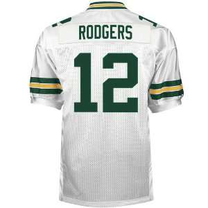   Jerseys #12 Aaron Rodgers NFL Authentic Away White Jersey Size 48 56