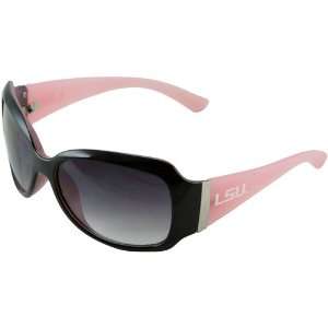  LSU Tigers Ladies Pink Black Team Logo Fashion Sunglasses 