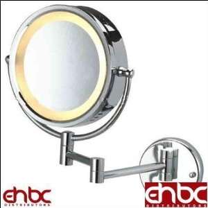   MOUNTED VANITY COSMETIC MAGNIFYING MIRROR WITH LED LIGHTING Beauty