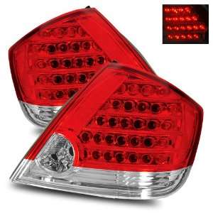  05 06 Scion tC Red/Clear LED Tail Lights Automotive