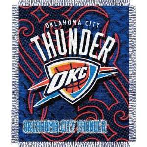  Oklahoma City Thunder 48 x 60 Triple Woven Jacquard 