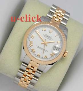  Datejust Watch #178271 Rose Gold Stainless Steel SS 18k +Box  