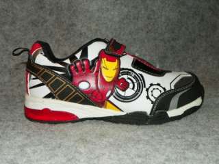 MARVEL IRON MAN II Youth Boys Sneakers Shoes 13 1 2 3  