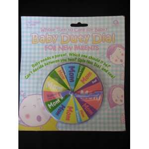   to Care for Baby? Baby Duty Dial for New Parents   Baby Shower Game
