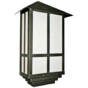  Bronze Tall Mission Style Outdoor Wall Lantern