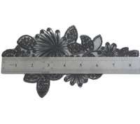 The ruler in the picture is measured by Inch ( 1 Inch = ~2.5 Cm )