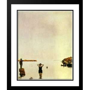  Dali, Salvador 20x23 Framed and Double Matted White Calm 