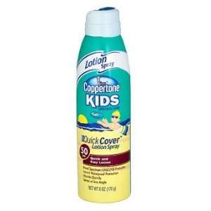    Coppertone Kids Quick Cover Lotion Spray SPF 50 6 oz Beauty
