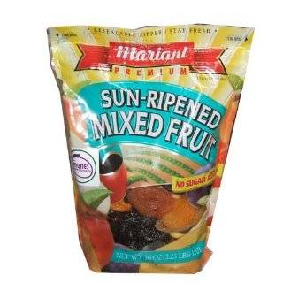 Mariani Sun Ripened Mixed Fruit No Sugar Added Dried Fruit 36 Ounce 