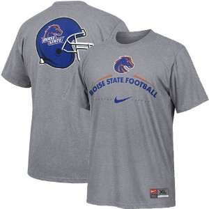  Nike Boise State Broncos Ash Practice T shirt