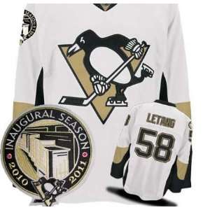  Wholesale Pittsburgh Penguins #58 Kris Letang White Hockey 
