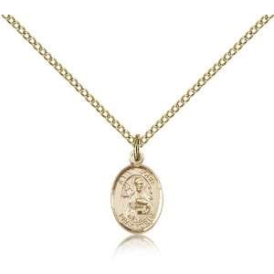Gold Filled St. Saint John the Apostle Medal Pendant 1/2 x 1/4 Inches 