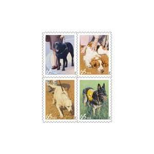  Dogs at Work full Sheet of 20 x 65 cent us Postage Stamps NEW Mint 