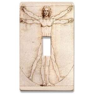  Da Vincis Vitruvian Man Decorative Light Switch Cover 