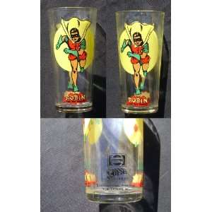 Robin Glass Pepsi/ DC Comics Superglasses Vintage 1976 Complete Bright 