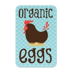  Bainbridge Farm Goods S1218049 Organic Eggs Yard Sign, 12 