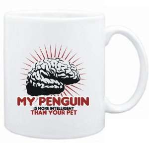  Mug White  My Penguin is more intelligent than your pet 