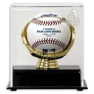 Gold Glove MLB Single Baseball Diamondbacks Logo Display Case  