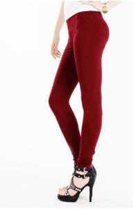 Zara Women Skinny Stretch Legging Pants Red Black Grey  