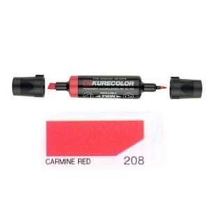   Kurecolor KC1100/208 Twin Marker Pen   Carmine Red