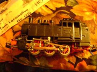 Old Fleischmann West Germany Metal HO 1320 Tank Locomotive Train / Box 