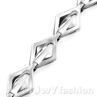 316L Silver Stainless Steel Necklace Chain 11 29 vj734  