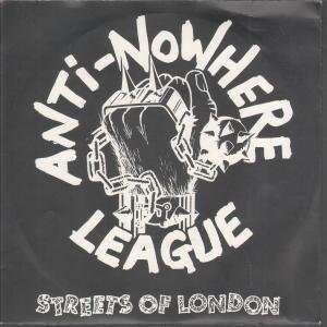  STREETS OF LONDON 7 INCH (7 VINYL 45) UK WXYZ 1981 ANTI 