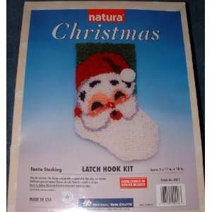   Santa Stocking Latch Hook Kit 11 X 16 Arts, Crafts & Sewing