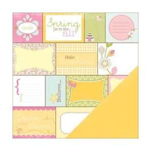  New   Dilly Dally Word Blocks 12X12 Sheet by Making 