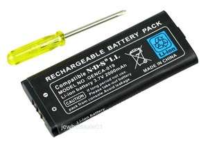 2in1 2000mAh Battery For Nintendo NDSI DSI XL ILL Game NEW  