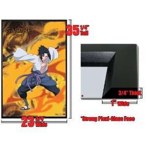  Framed Naruto Poster Shippuden Sasuke Smoke Fr9094