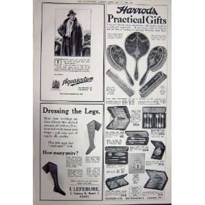   Advertisement 1922 America Ship Lamp Harrods Stockings
