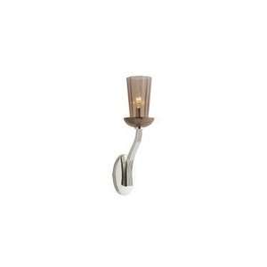 Barbara Barry All Aglow Sconce in Soft Silver with Amethyst Glass by 