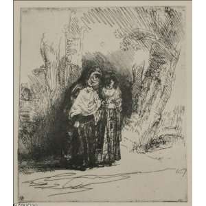   Reproduction   Rembrandt van Rijn   32 x 36 inches   The Spanish Gypsy
