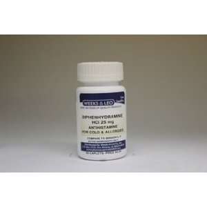   Benadryl Generic) Di Phenhydramine 25 mg 50s