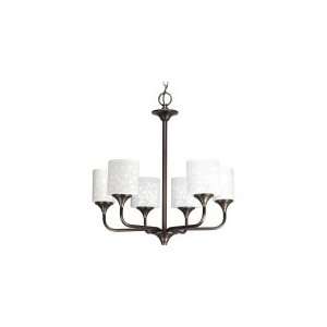 Clearance   Chloe 6 Light Chandelier 24.25 W Progress Lighting P4051 