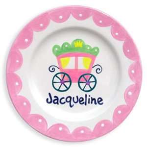  Princess Coach Hand Painted Plate 