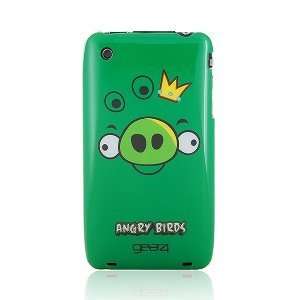 Angry Birds   Green Pig   Hard Case for iPhone 3 3G 3GS + Free Screen 