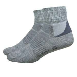  DeFeet Trail 19 Graphite Gray Wool Trail Running Socks 