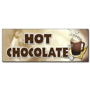  12 HOT CHOCOLATE DECAL sticker cocoa flavor maker new 