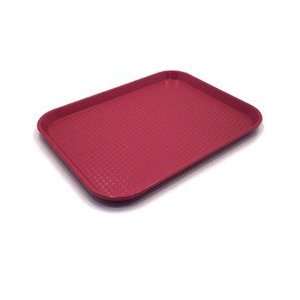  Cambro 1014FF163 Red Fast Food Tray, 10 x 14 (11 0697 