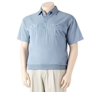 NWT Classics by Palmland Solid Banded Bottom Shirt   Big & Tall 2 
