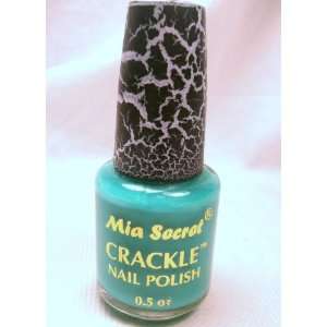  Mia Secret Crackle Nail Polish Pastel Blue 0.5oz (CK11 