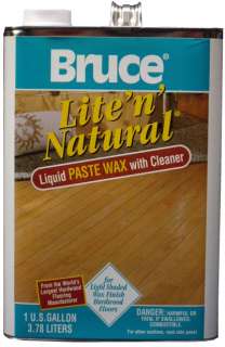 Bruce 1gl Lite n Natural Hardwood Floor Wax & Cleaner  